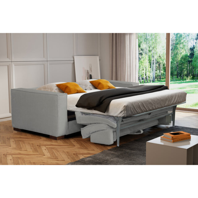 Maximina Sofa Bed with Mattress in Cord Fabric
