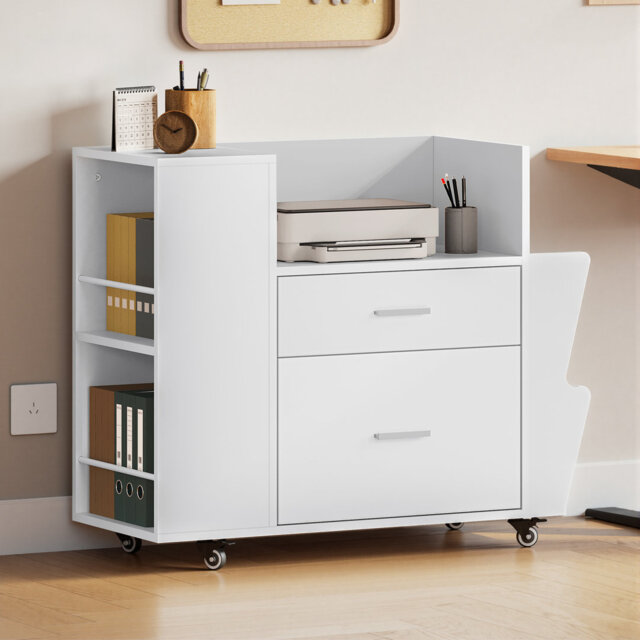 81cm Wide 2 -Drawer Mobile File Cabinet