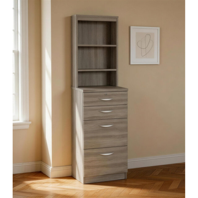 Bettijane 48cm Wide 4 -Drawer File Cabinet