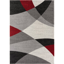 Crest modern dense short pile living room bedroom rug