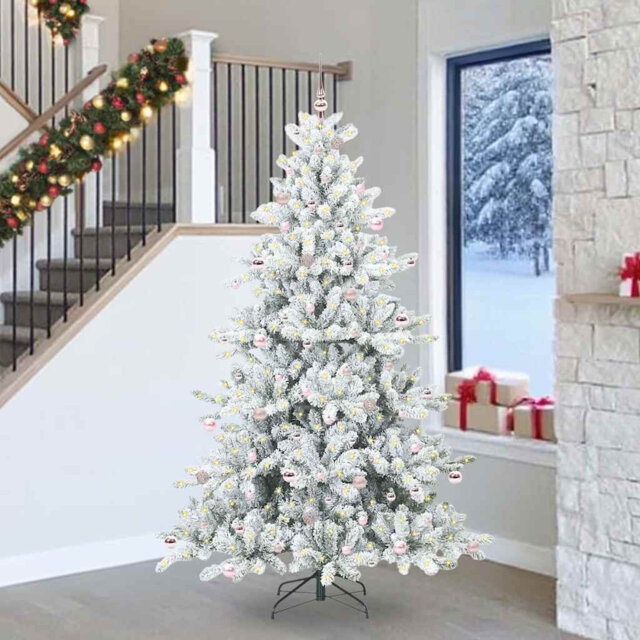 Artificial Hinged Christmas Tree with 300 LEDs