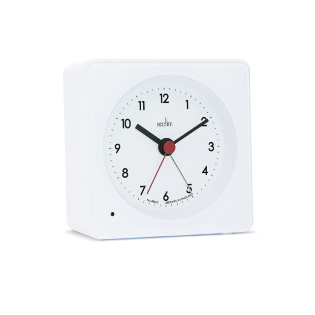 Acctim Barber Analogue Alarm Clock Smartlite® Crescendo Easy Set Alarm