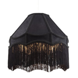 Traditional Victorian Empire 40Cm Lamp Shade In Soft With Tassels By Happy Homewares