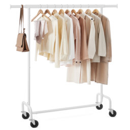 Gwenno 150cm Rolling Clothing Rack