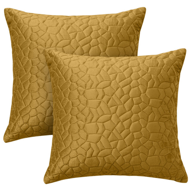 Aspire Homeware Geometric Square Velvet Cushion Covers