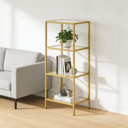 96.5cm H x 40cm W Metal Standard Bookcase