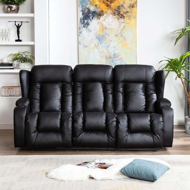 Deneishia 3 Seater Reclining Sofa