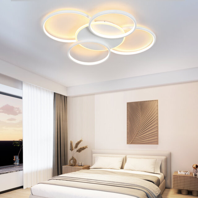 Danielys LED Flush Ceiling Light 5-Lights, 67 cm