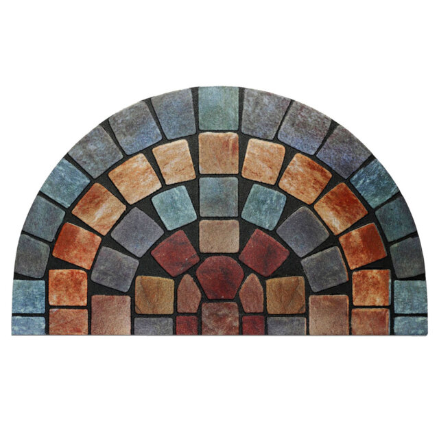Colourful Halfmoon Doormat