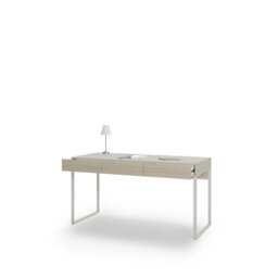 Desk 150 cm in Cashmere - Spacious Workspace with Integrated Drawer Storage