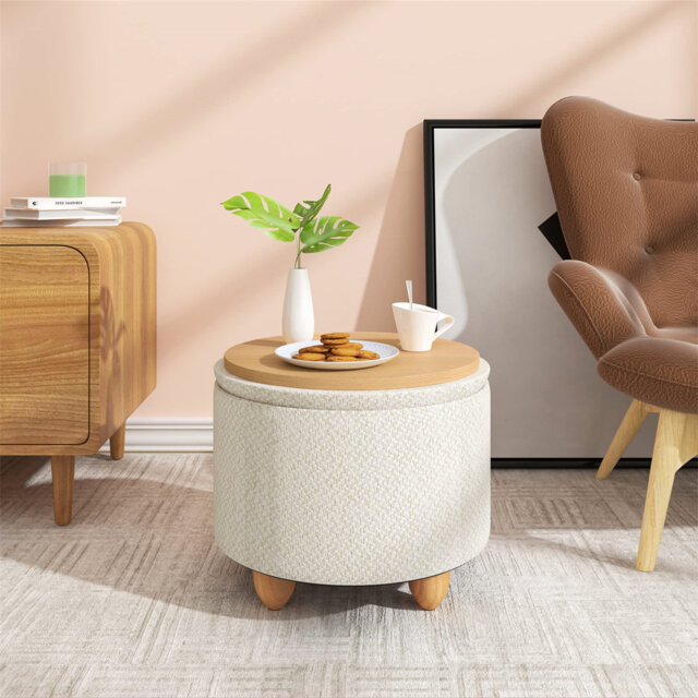 39cm Wide Footstool Ottoman