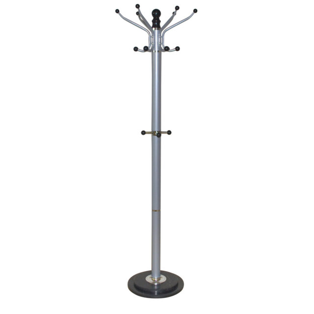 Martell Genuine Marble Freestanding 6 - Hook Coat Rack