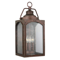 Browyn Bronze 3 - Bulb 51cm H Outdoor Wall Lantern