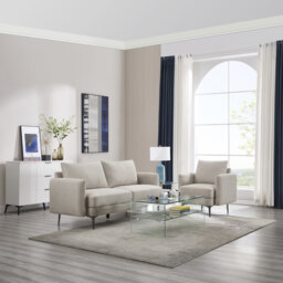 Sofia 1+3 Seater Fabric Sofa Set
