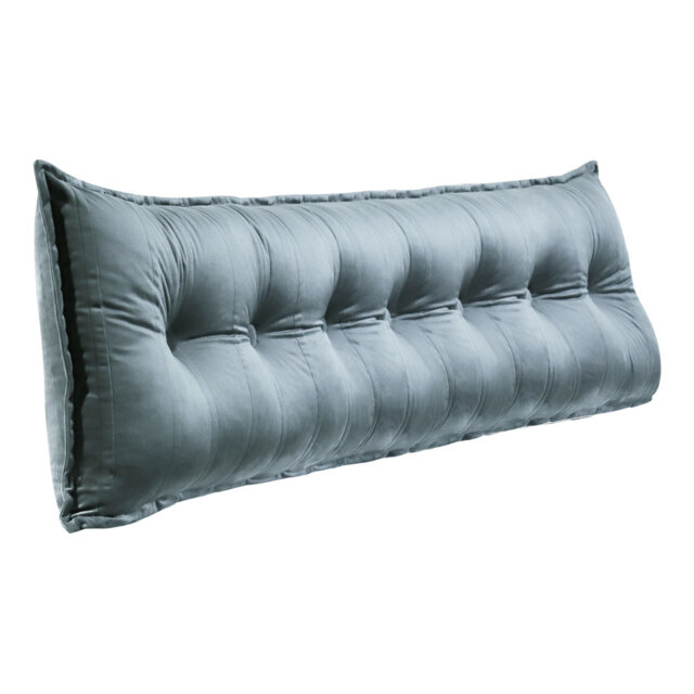 Yellow Rectangular Lumbar Cushion