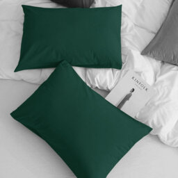 Aspire Homeware Super Soft & Breathable Microfiber Dyed Pillowcase (Pack Of 2)