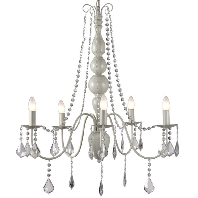 Cogburn 5 - Light Candle Style Chandelier