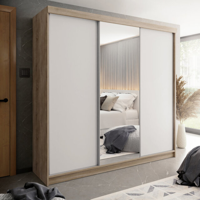 Mahpiya 3 Door Wardrobe