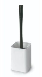 Spectrum Toilet Brush & Holder White Square