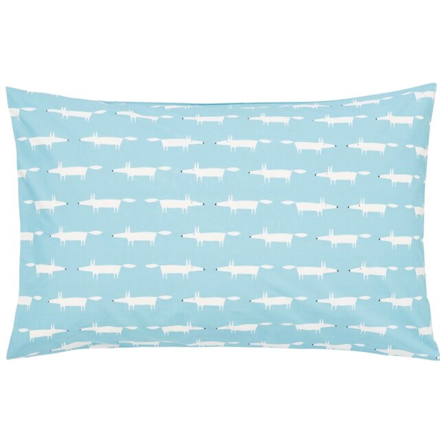 Mr Fox 100% Cotton Pillow Case