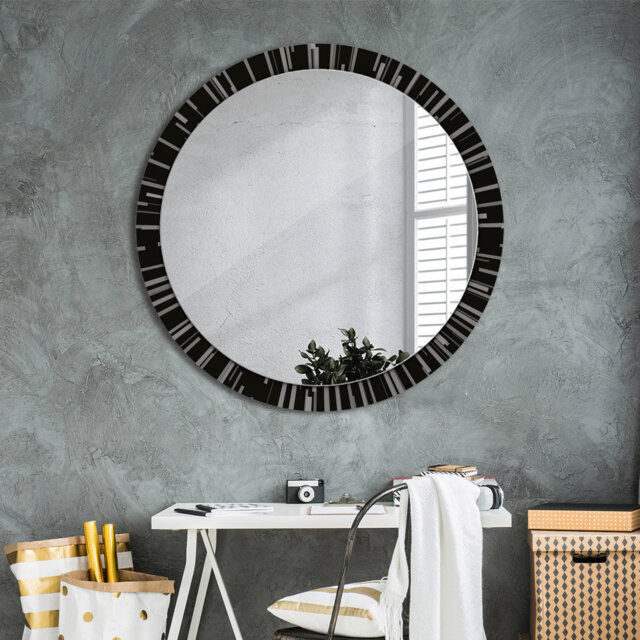 Huldar Glass Flat Wall Mirror