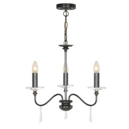 Duluth 3 - Light Candle Style Chandelier