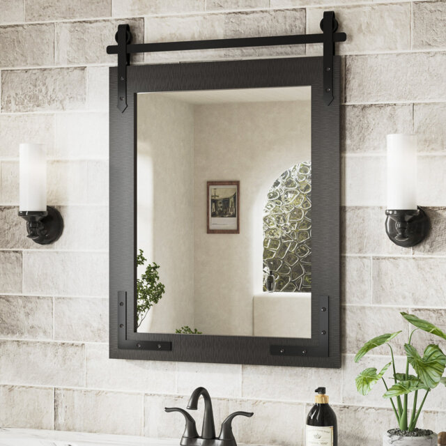 Solid Wood Rectangle Mirror
