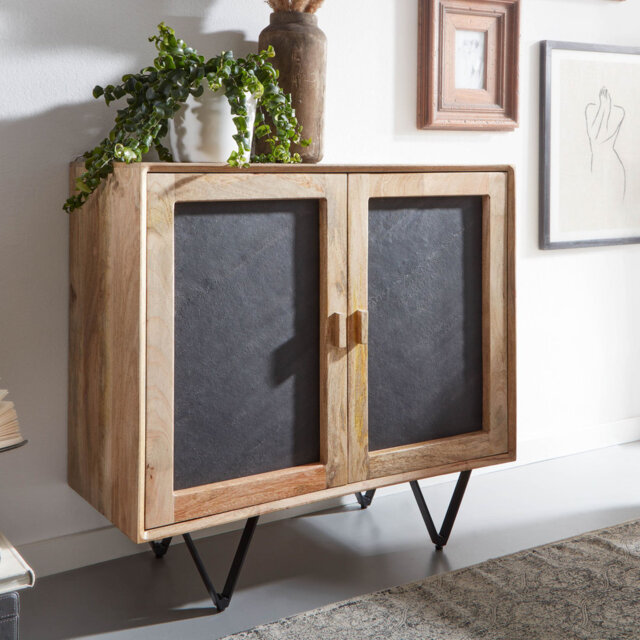 Gahanna 80cm Solid Wood Sideboard