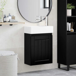 Single Bathroom Vanity with Ceramic Basin