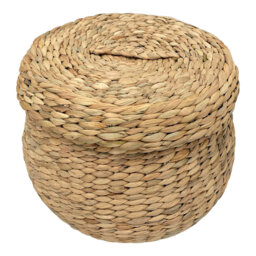 Beachcrest Home Sarina Water Hyacinth Decorative Basket