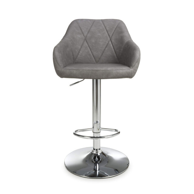 Sakura Leather Effect Bar Stool
