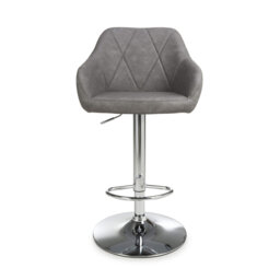 Clabo Swivel Upholstered Adjustable Height Counter Stool