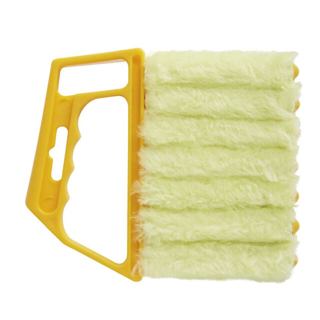 Airell Yellow Fabric 14cm Venetian Blind Cleaner