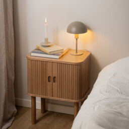 Reineke 45cm W Plywood / Laminate Board Bedside Table