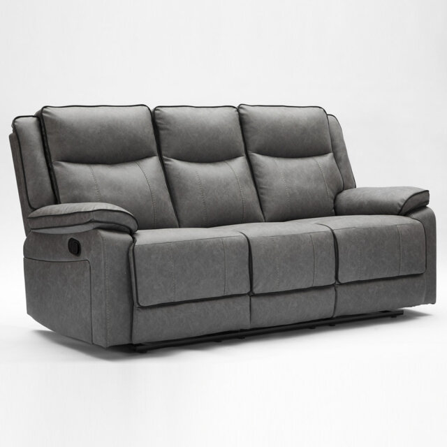 Manual Reclining Sofa Suite Recliner Couch Sofa