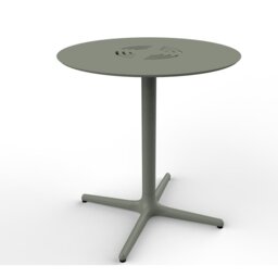 Toledo Round Metal Base Dining Table