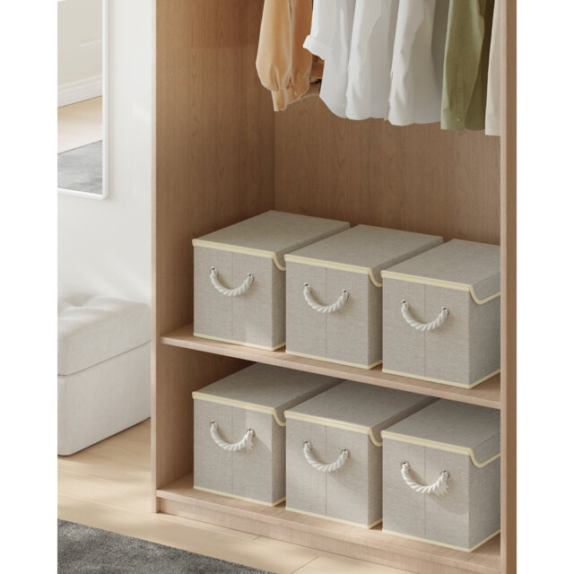 East Urban Home Fabric Shoe Storage Box