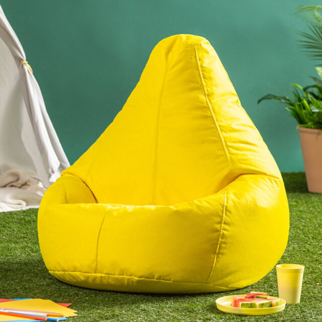 Bean Bag Bazaar Kids Dalton Indoor-Outdoor Bean Bag