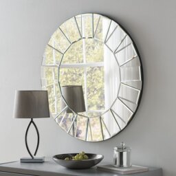 Durkee Wood Flat Wall Mirror