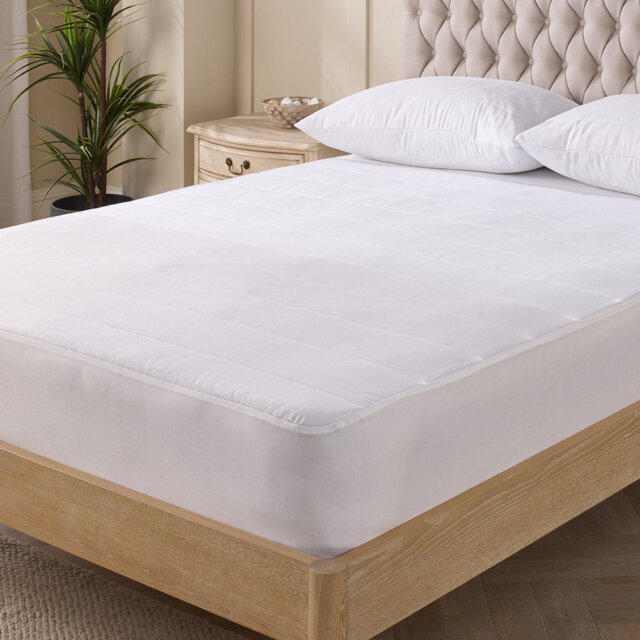 Cosy Nights Mattress Protector â Soft Touch, Breathable & Hypoallergenic Cover with Hollow Fibre Filling â Machine Washable Bed Protection