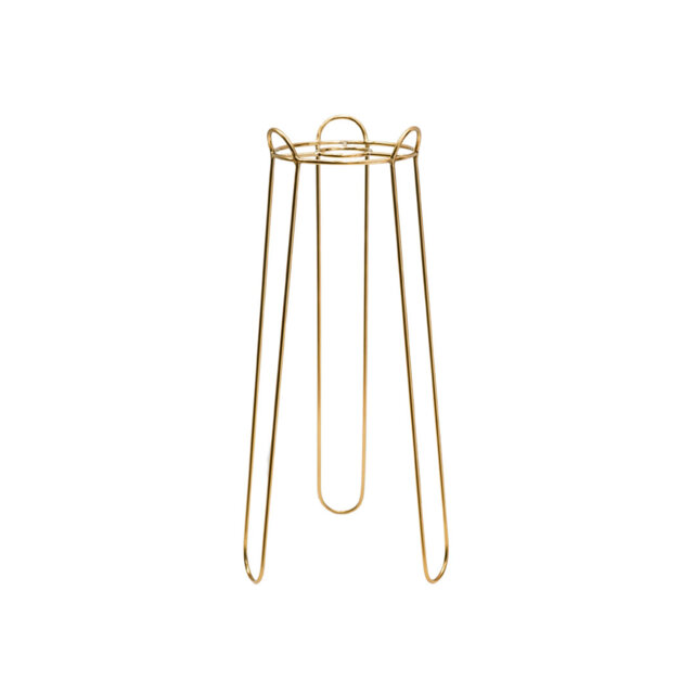 Saluzzo Black Plant Stand H64cm D22cm