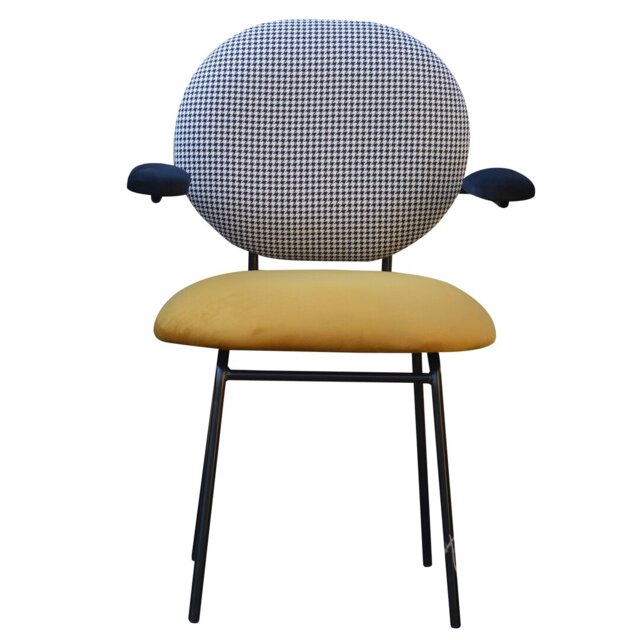 Plum Upholstered Armchair