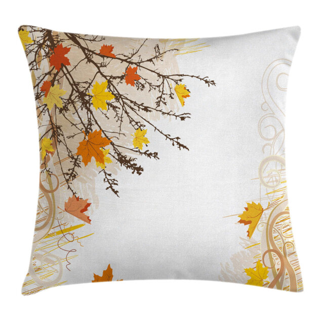 Marwan Nature Maple Leaves in Autumn Outdoor Cushion Cover