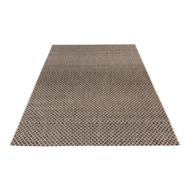 Oretta Machine Woven Grey/Brown Indoor/Outdoor Rug
