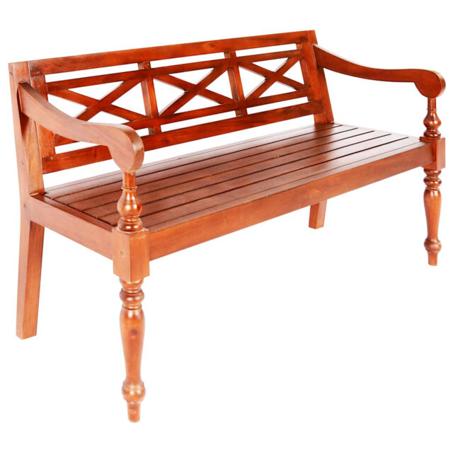 Broaddus Solid Wood Bench