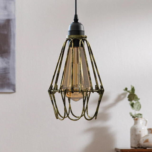 Annjelica 10cm H x 10cm W Metal Empire Lamp Shade