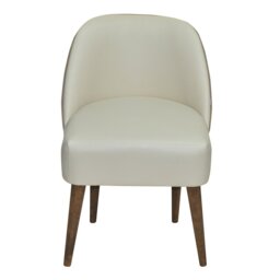 47cm H Upholstered Side Chair in Beige
