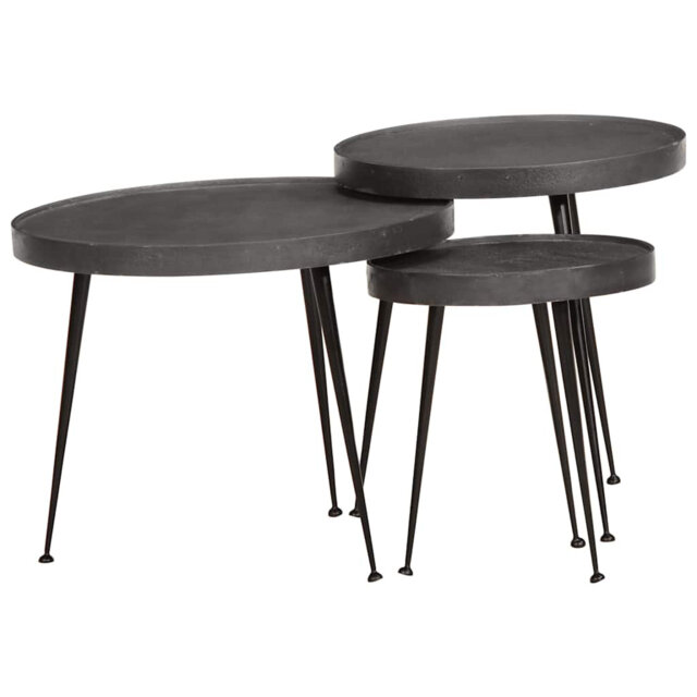 Coffee Table 3 Pcs Engineered Wood