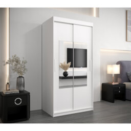 Abdullatif 2 Door Solid + Manufactured Wood Wardrobe