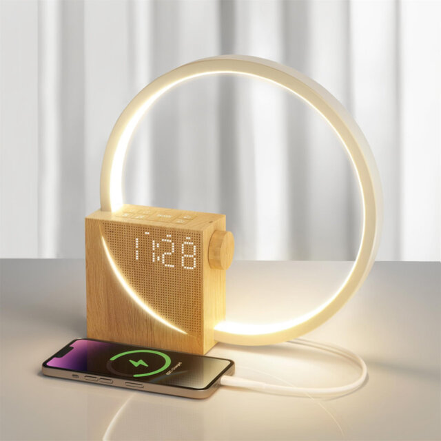 Digital Plastic / Acrylic Electric Tabletop Clock Yellow